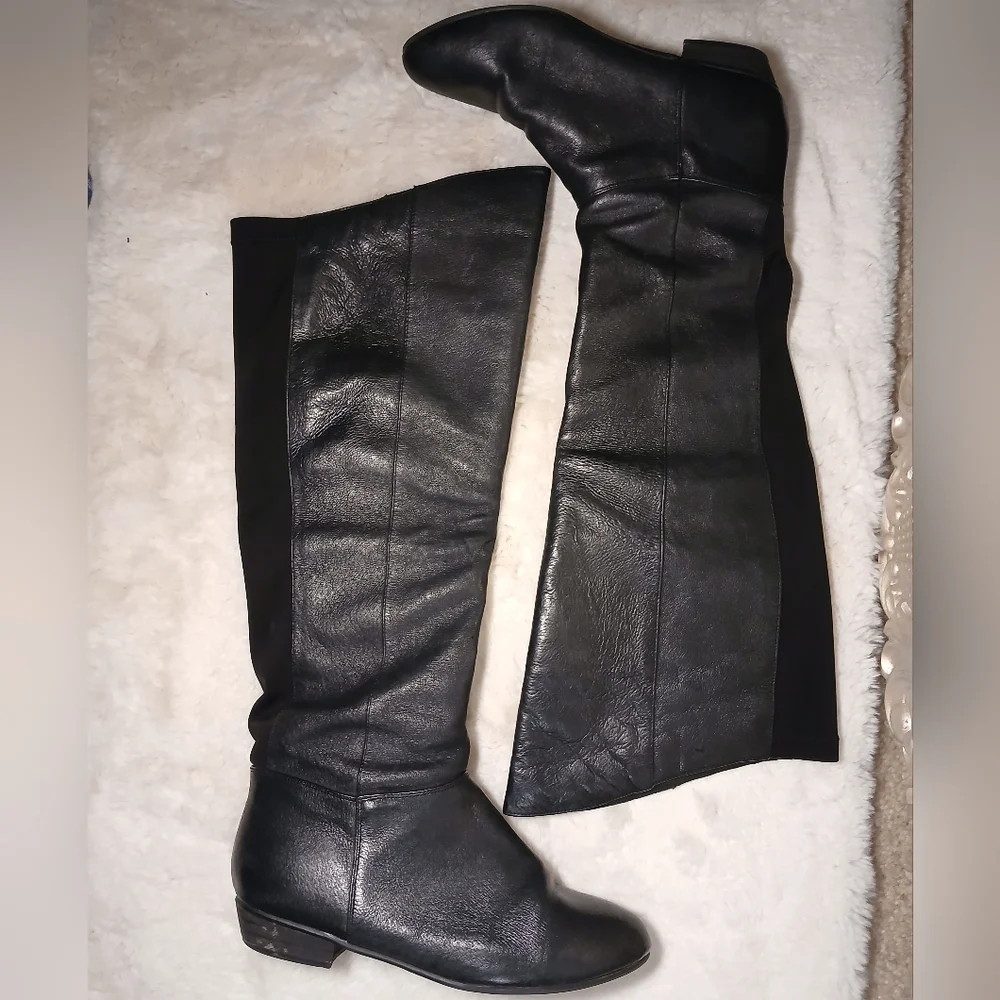 Sleek Black Over the Knee Boots